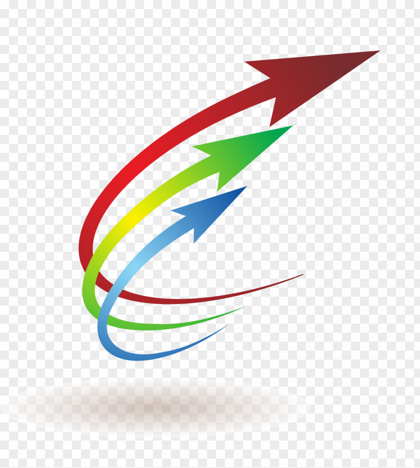 Vector Arrow Logo Template PNG