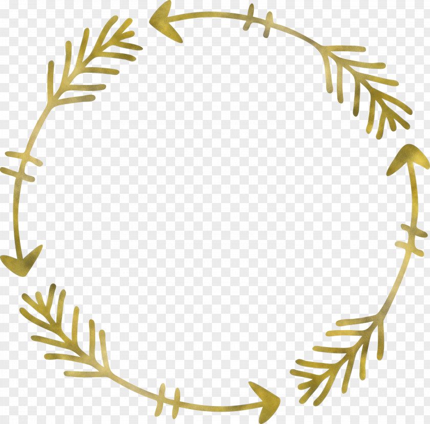 Boho Arrow Frame PNG