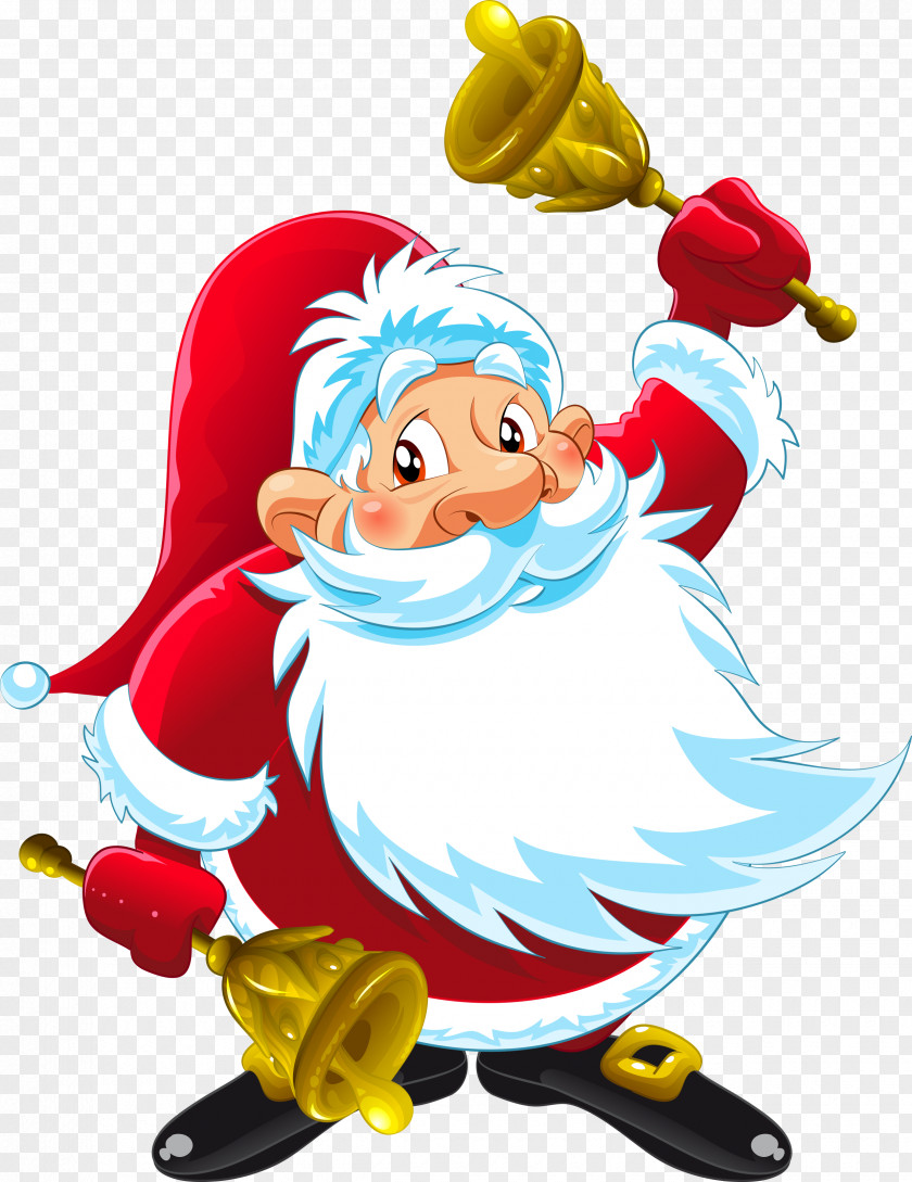 Cartoon Santa Claus Right Amount Suit Clip Art PNG