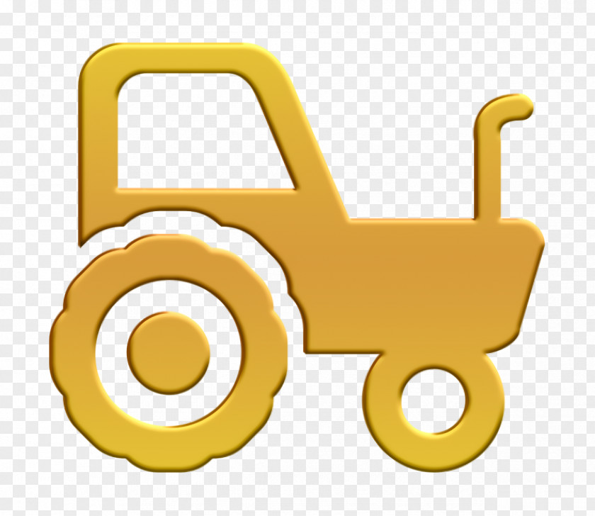 Farm Tractor Icon Transport PNG