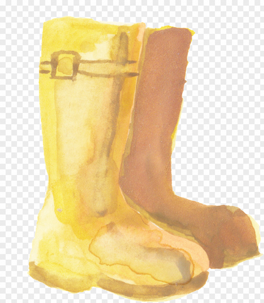 Footwear Snow Boot Watercolor Drawing PNG