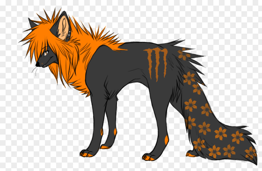 Monster Energy Drink Red Fox Gray Wolf Drawing Clip Art PNG