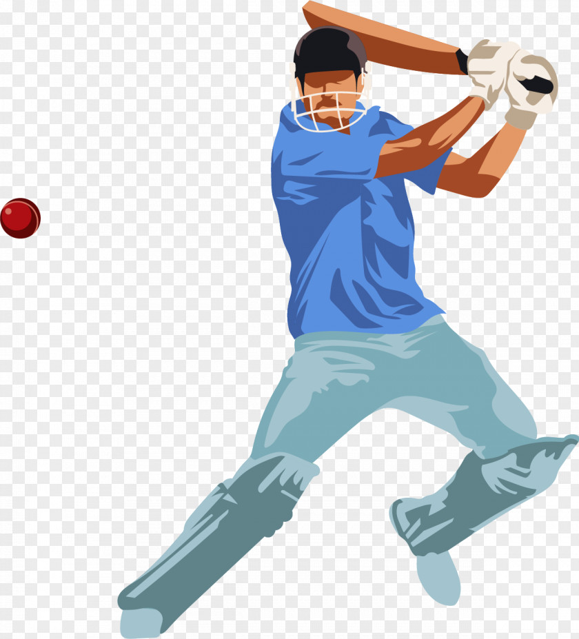 Vector Hand-painted Baseball Indian Premier League Bat Cricket PNG