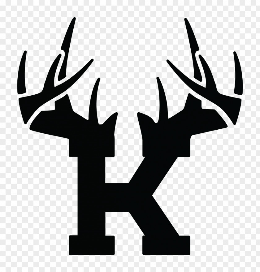Antler Bucks Kentucky Logo Deer Decal PNG