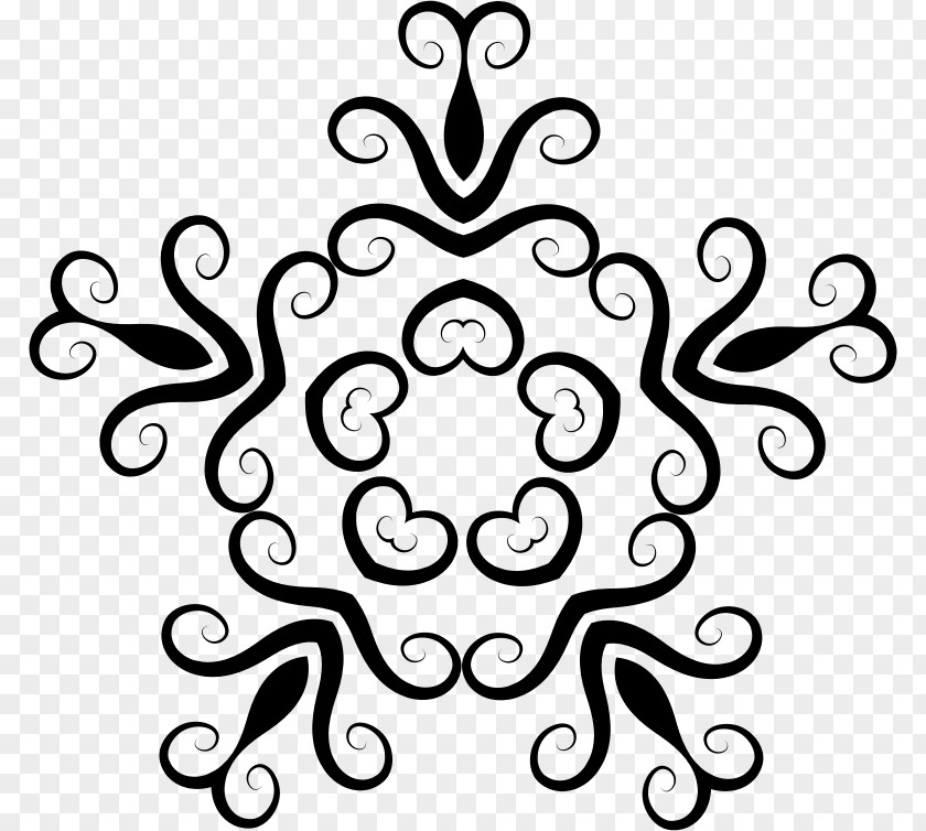 Floral Shapes Line Art Visual Arts Clip PNG