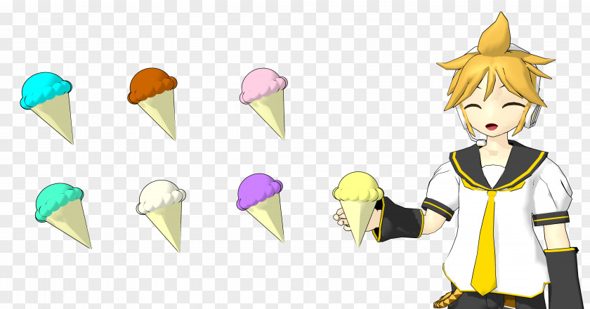 Ice Cream Cones Food Art PNG