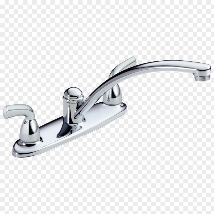 Kitchen Tap Handle Sink Chrome Plating PNG