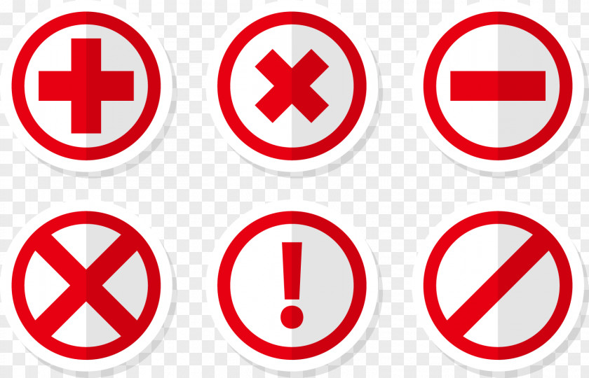 Red Cross Symbol Multiplication Sign Ban Euclidean Vector PNG