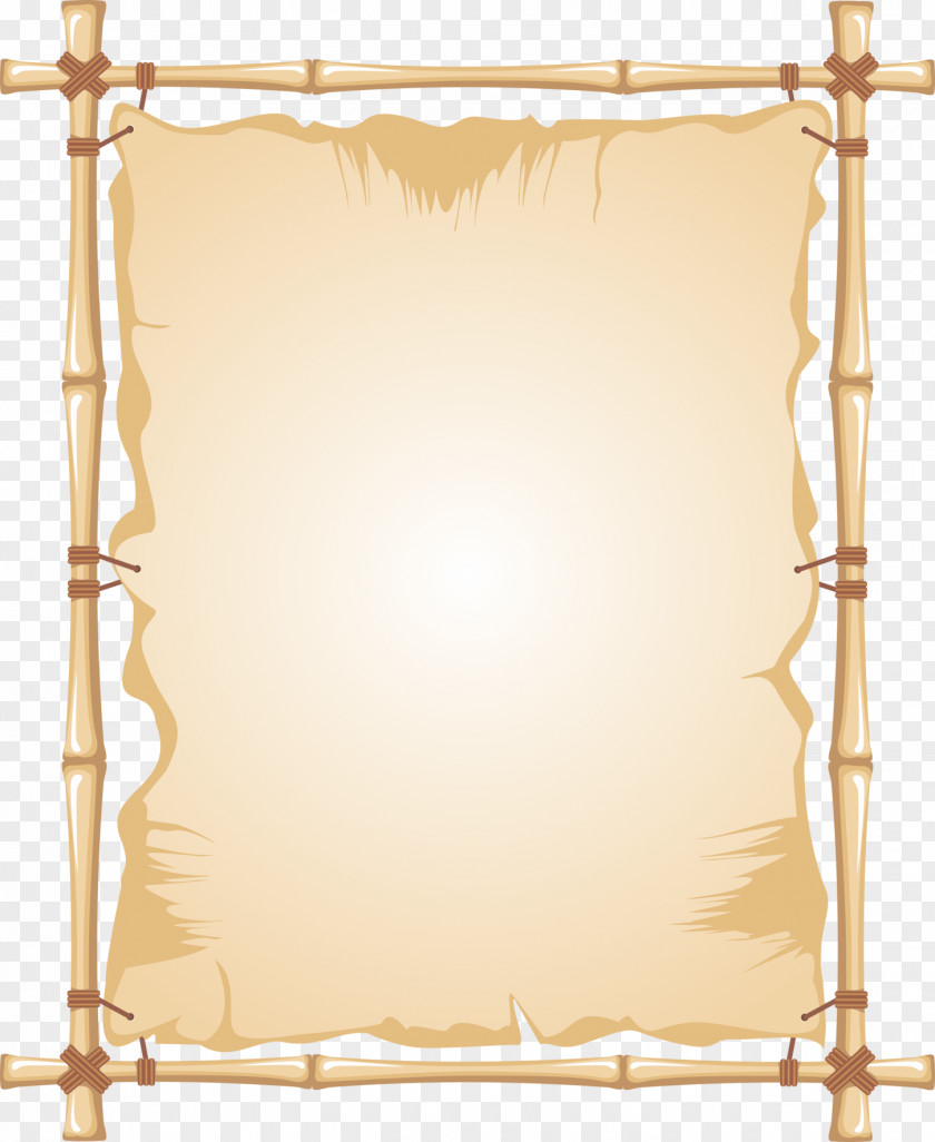 Bamboo Picture Frames Clip Art PNG
