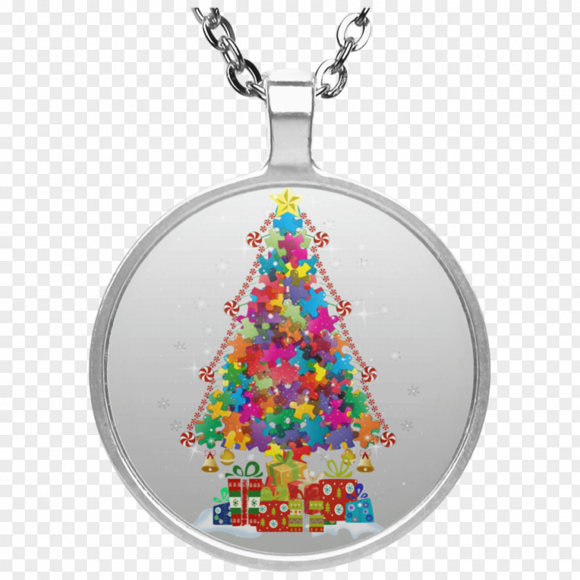 Christmas Tree Day Gift Ornament Autism PNG