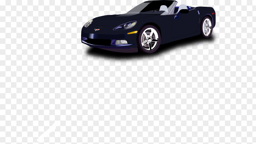 Corvette Sports Car Chevrolet Clip Art Vector Graphics PNG