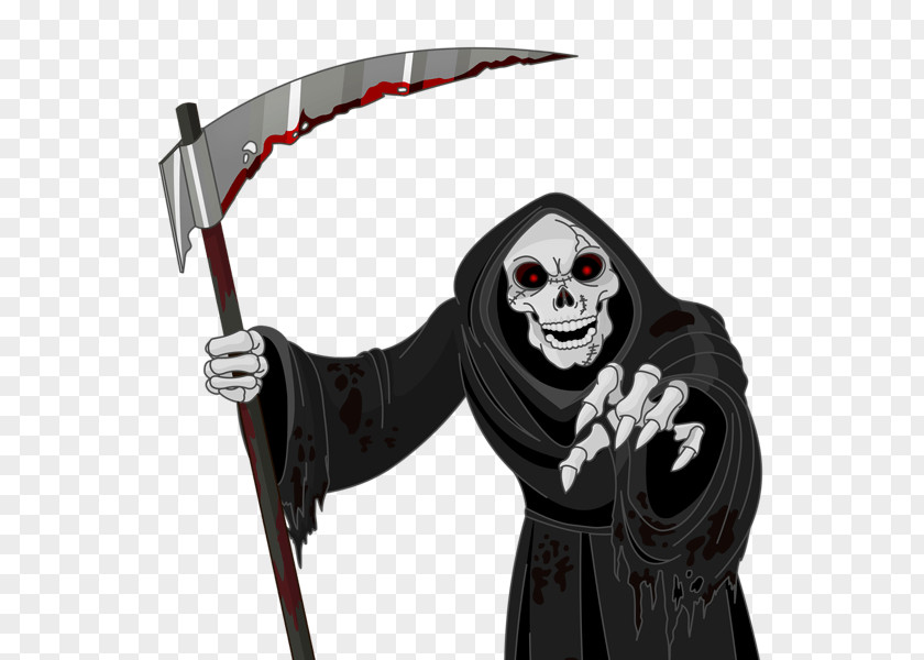 Creepy Death Blood Halloween PNG Halloween, grim reaper illustration clipart PNG