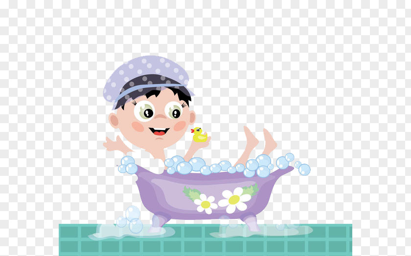 The Boy Playing In Bathtub. Photography Royalty-free Clip Art PNG