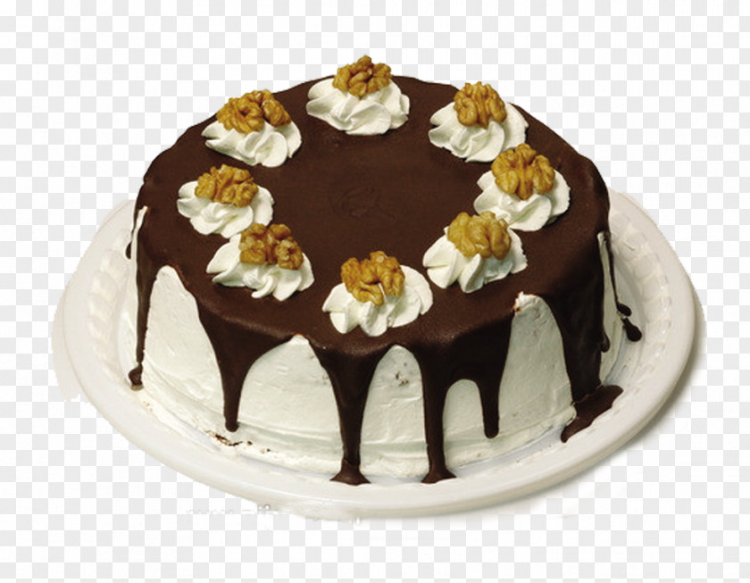 Birthday Cake Chocolate Truffle Black Forest Gateau Icing Cream PNG