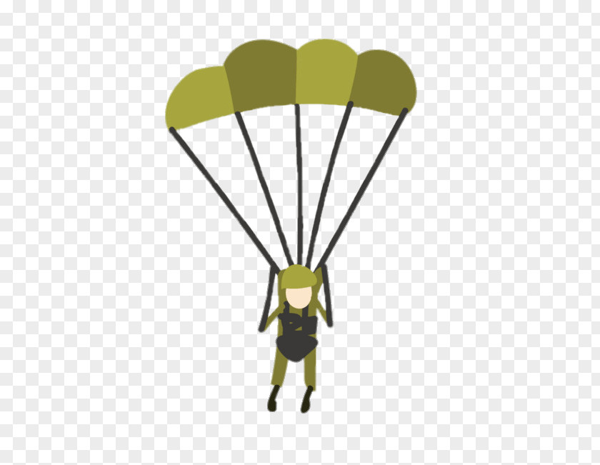 Parachute Skydiver Paratrooper Clip Art PNG