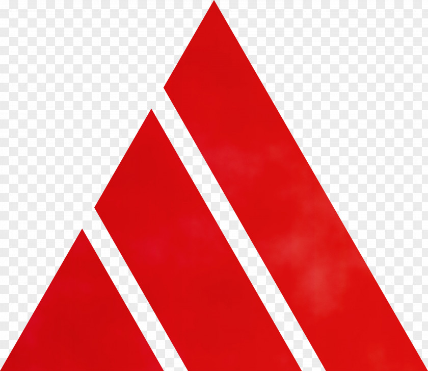 Red Flag Line Triangle PNG