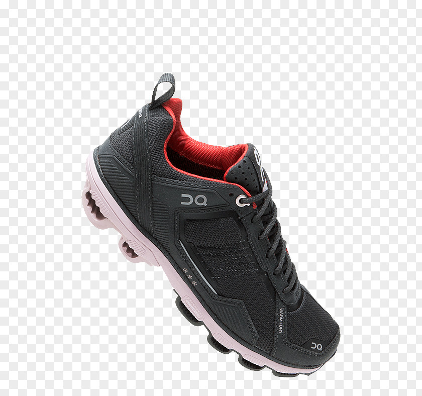Black Lightweight Running Shoes For Women Sports Racing Flat Sportswear PNG