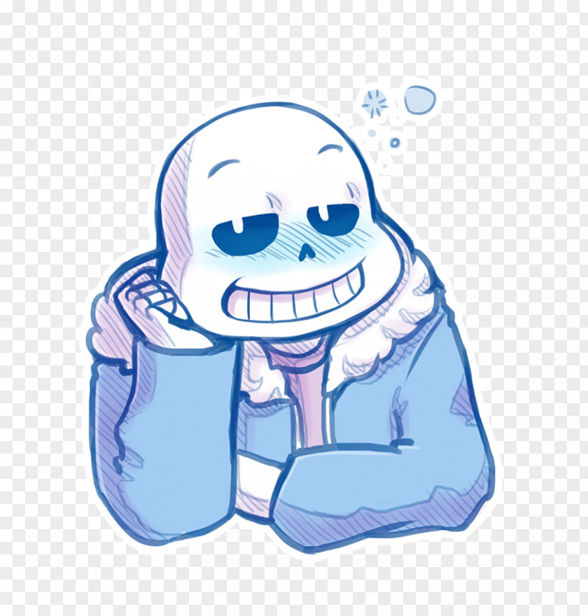 Cartoon Skeleton Undertale Blushing Sans. Face Embarrassment PNG