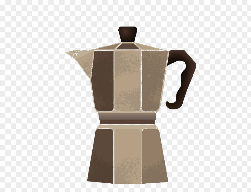 Hand-painted Coffee Machine Coffeemaker Cafe Moka Pot I.O.I PNG