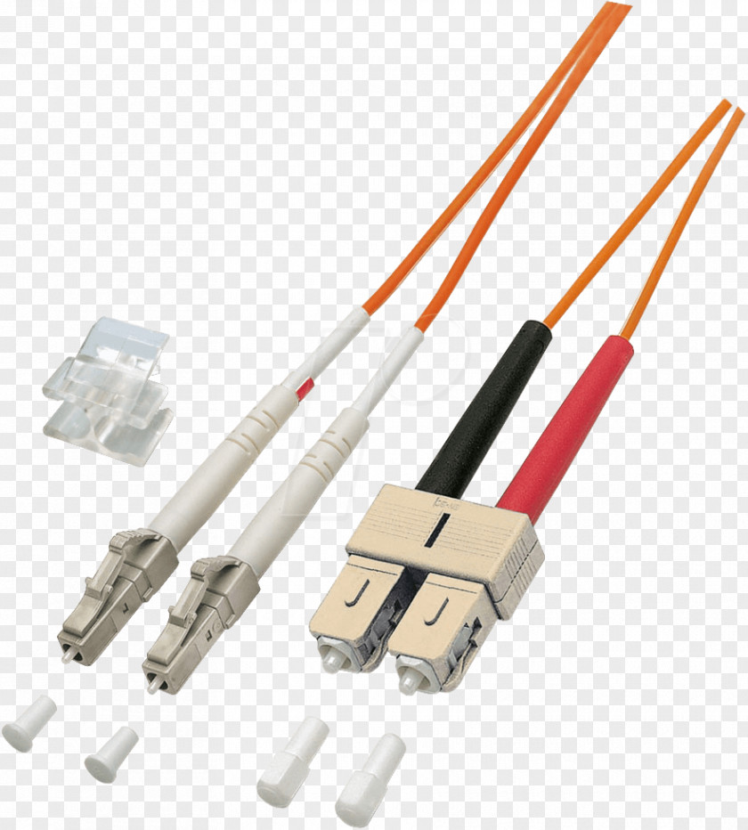 Optical Fiber Cable Connector Multi-mode Network Cables PNG