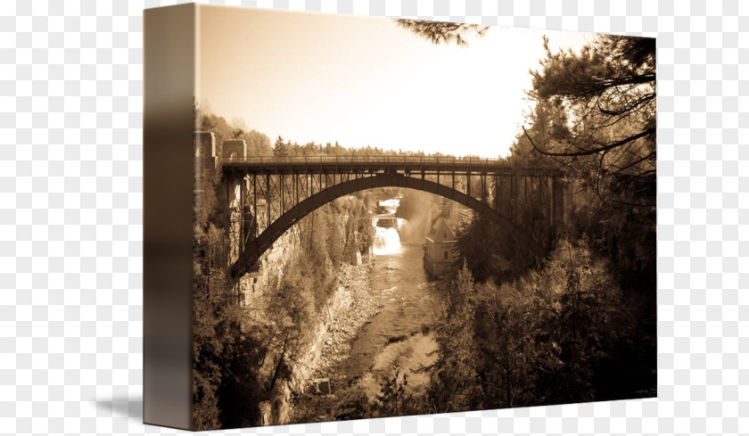 Arch Bridges Ausable Chasm Stock Photography Picture Frames PNG