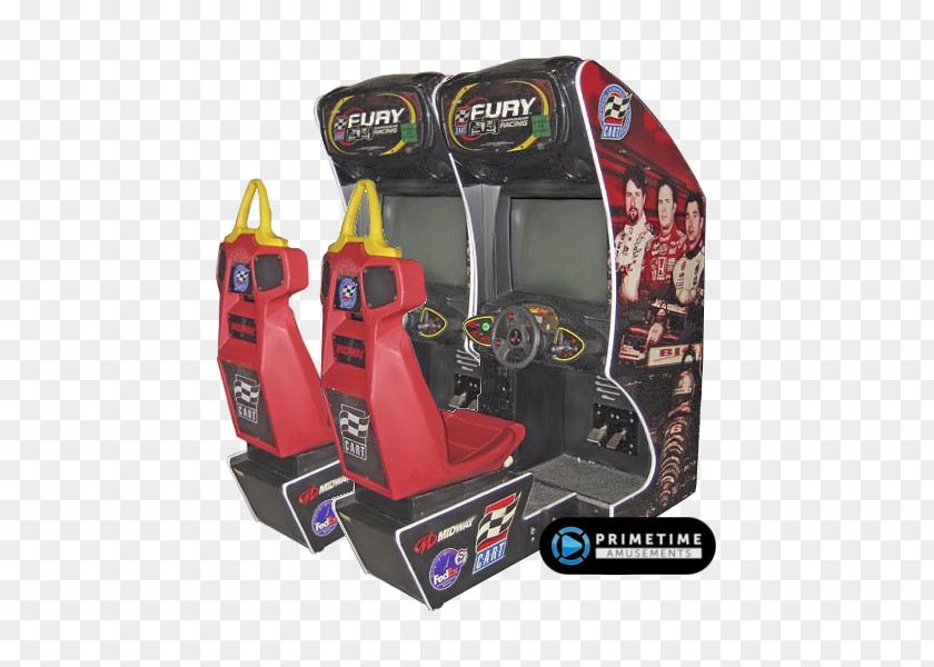 Builder's Trade Show Flyer CART Fury Championship Racing Arcade Game Jeu Vidéo D'arcade Video Cabinet PNG