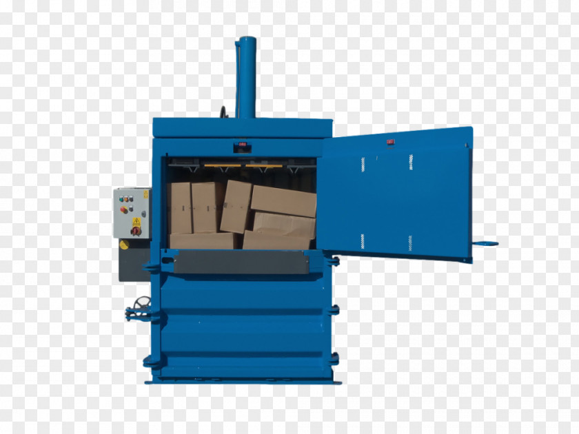 Cardboard Baler Machine Compactor Corrugated Fiberboard PNG