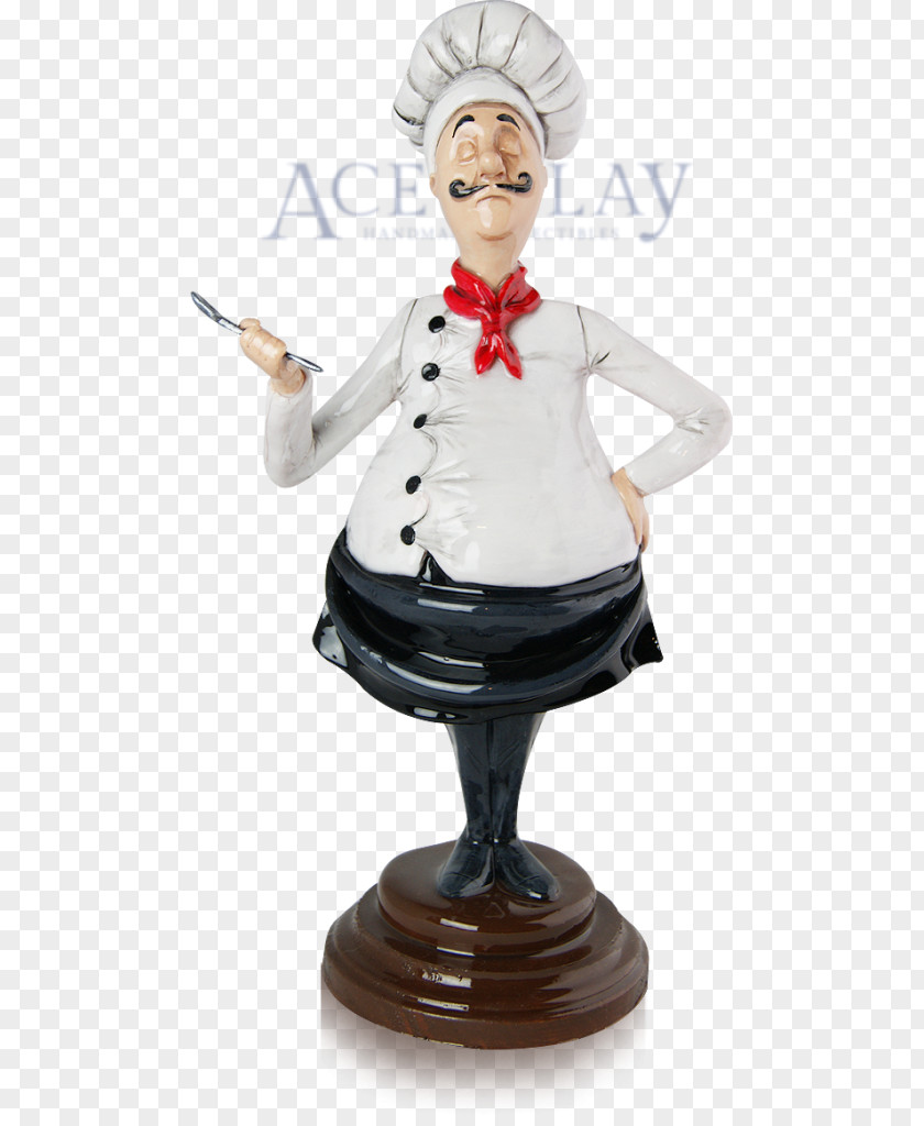 Hand Painted Chefs Hat Sculpture Figurine Tableware Cooking PNG