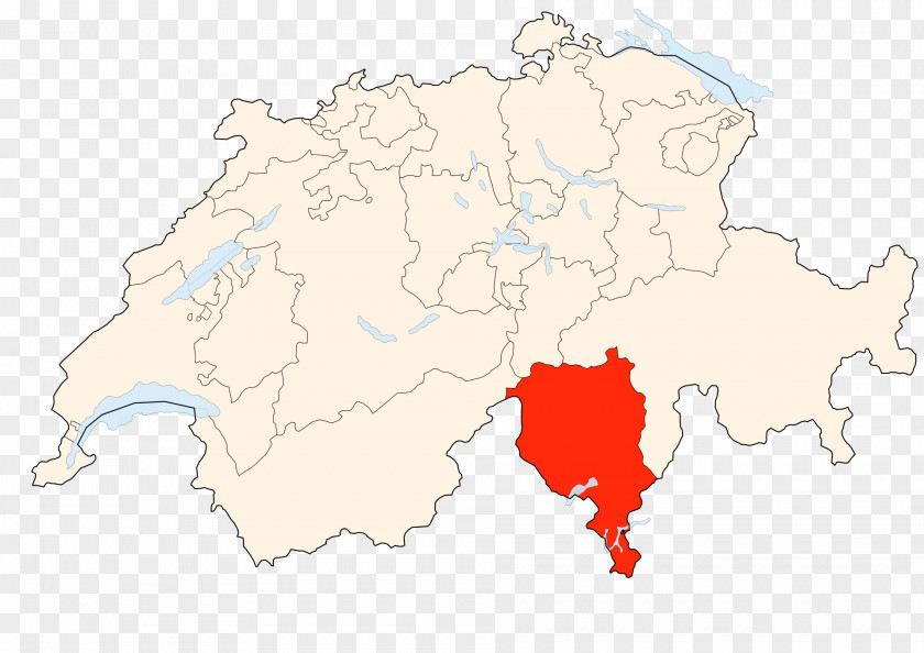 Map Cantons Of Switzerland Bellinzona Canton Uri Ticino PNG
