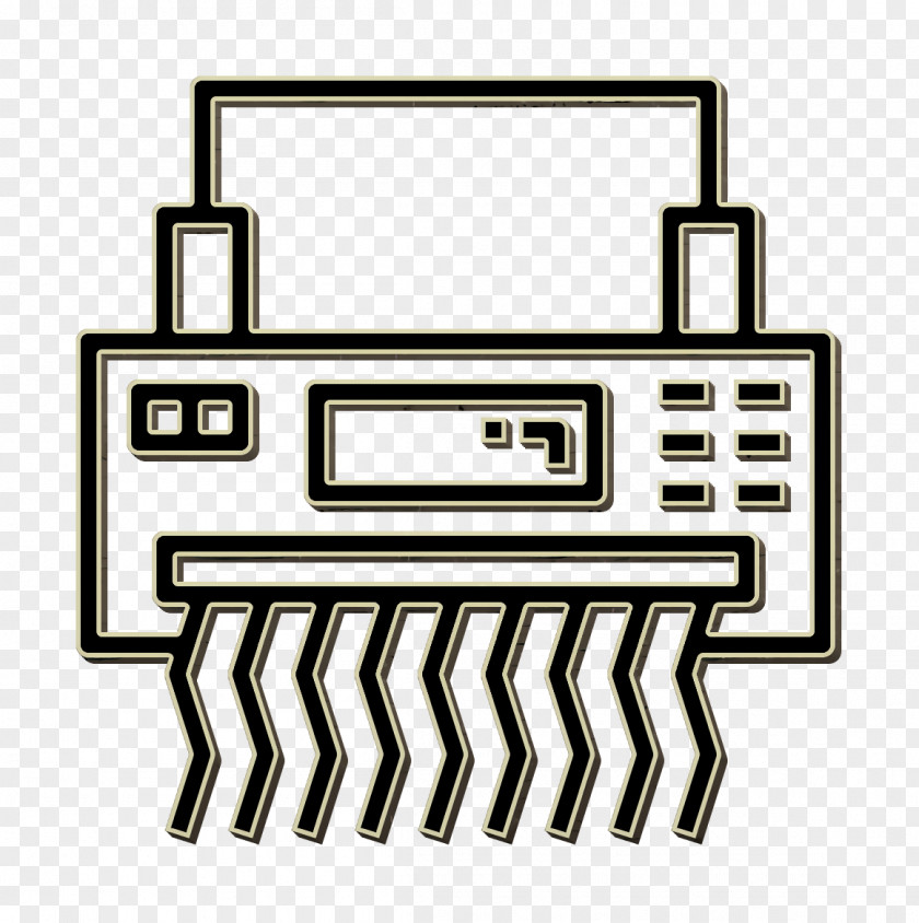 Office Stationery Icon Shredder PNG