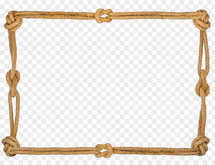 Rope Picture Frames Clip Art Image Skantzen PNG