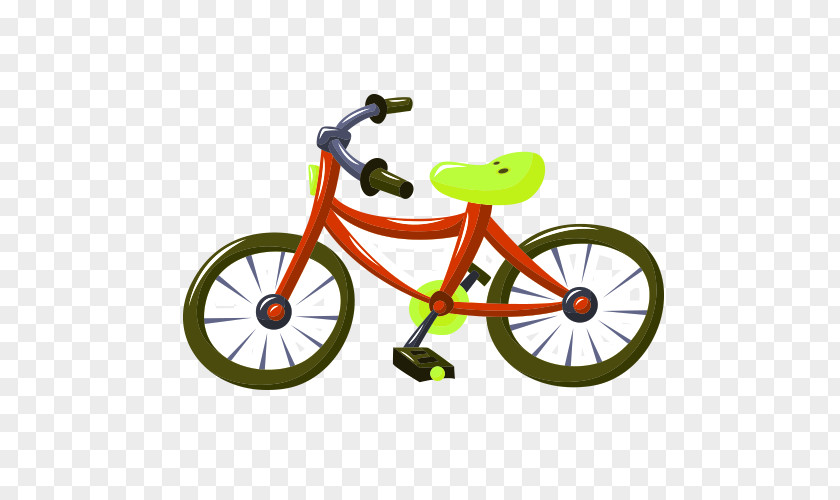 Cartoon Bike Bicycle Wheel Animation PNG