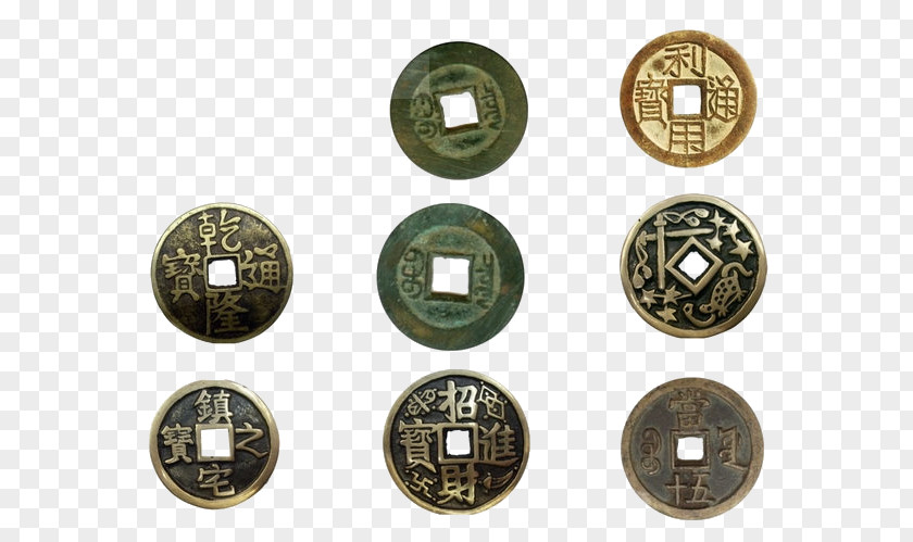 Coin China U53e4u9322u5e63 Ancient Chinese Coinage PNG