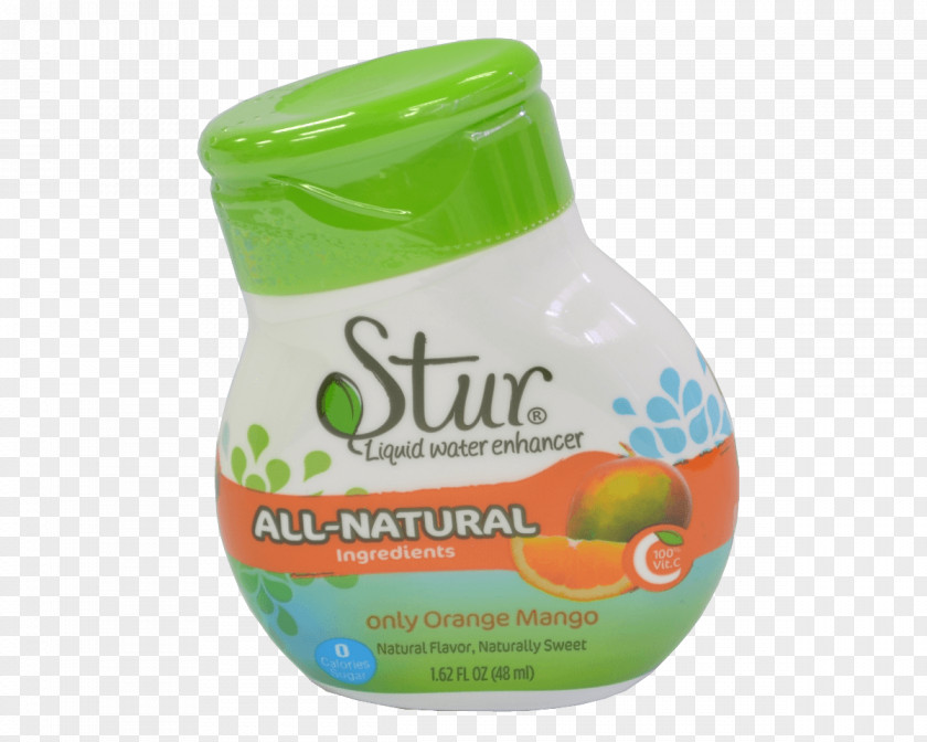 Mango Stur Liquid Water Enhancer Only Orange Ounce PNG