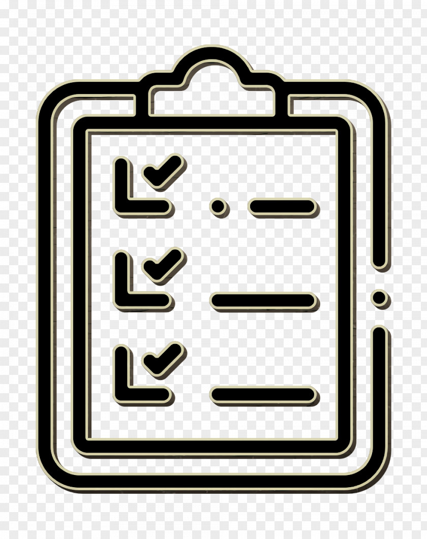 Interview Icon Notepad Check List PNG