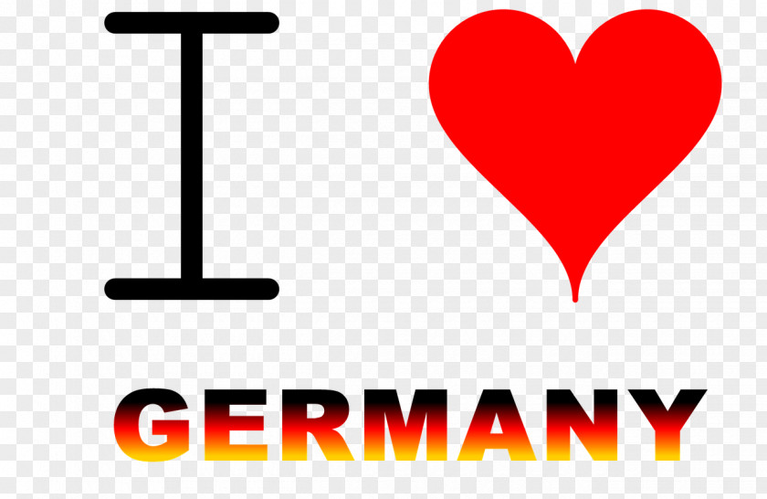 Love Heart Flag Of Germany PNG