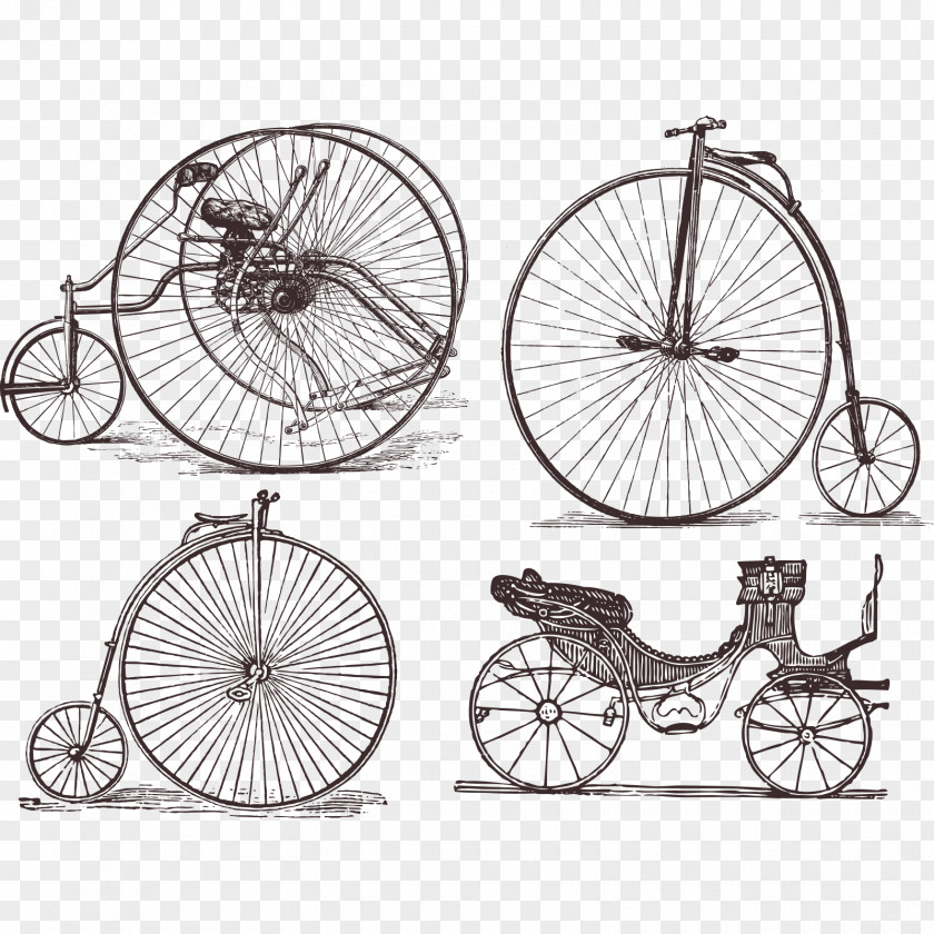 Medieval Retro Classic Cars Bicycle Vintage Clothing Car Antique PNG