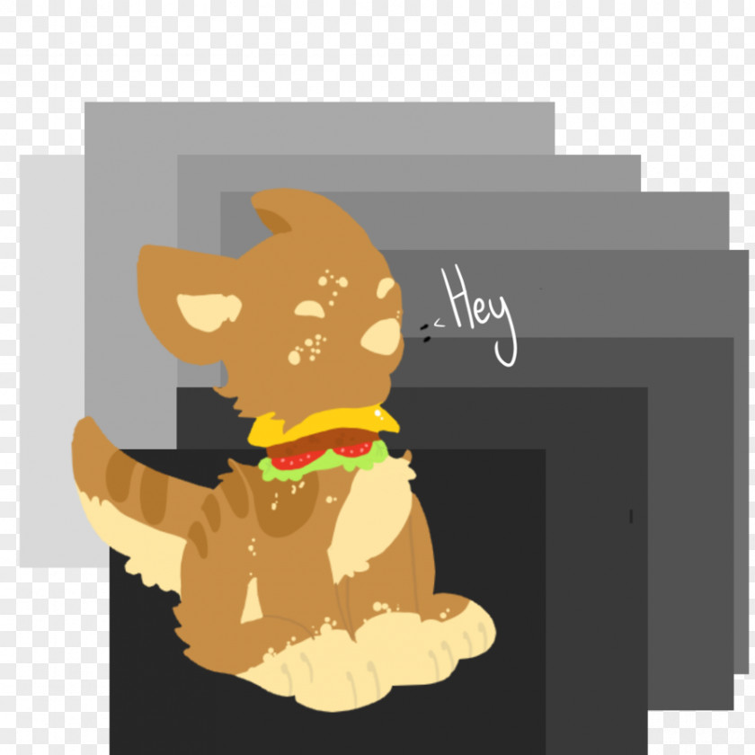Minimalist Art Dog Cat Cartoon Font PNG