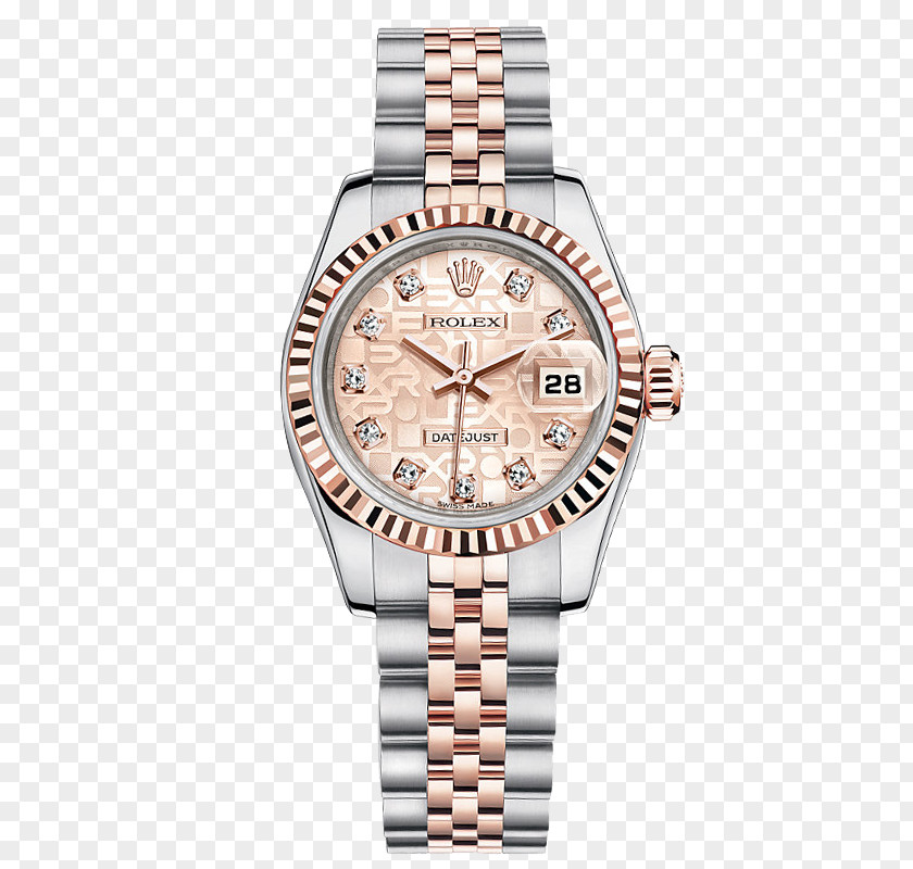 Pink Rolex Watch Watches Female Form Datejust Submariner GMT Master II Daytona PNG
