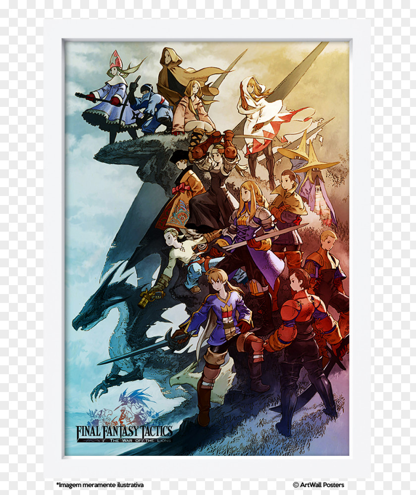 Taobao E-commerce Poster Final Fantasy Tactics: The War Of Lions PlayStation XII Tactics Advance PNG