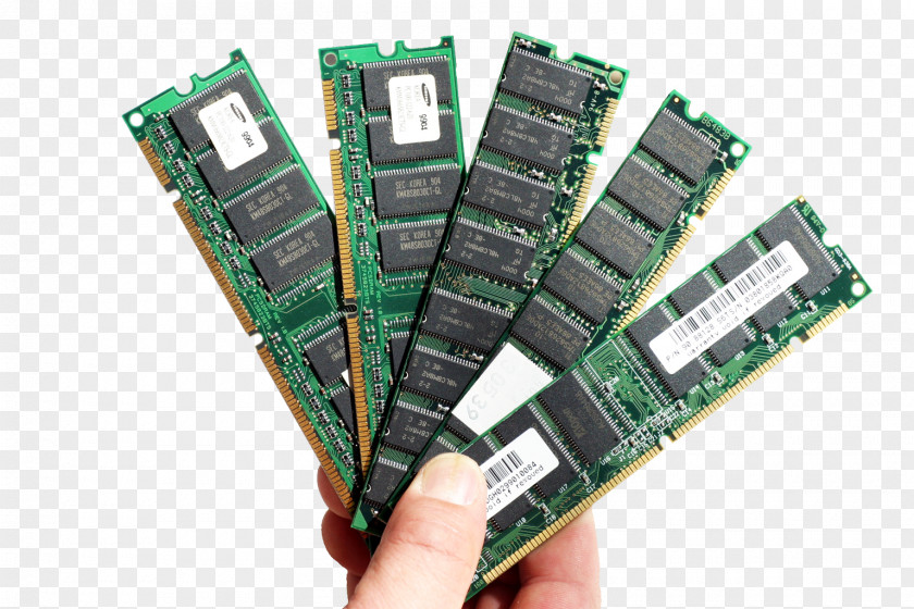 Computer RAM Memory Central Processing Unit Data Storage PNG