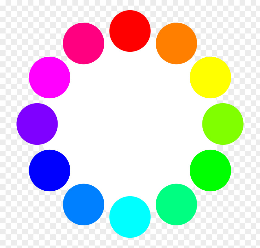 Dots Color Wheel Circle Clip Art PNG