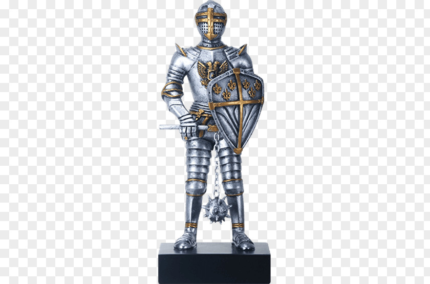Eagle Statue Figurine Knight Middle Ages Plate Armour PNG