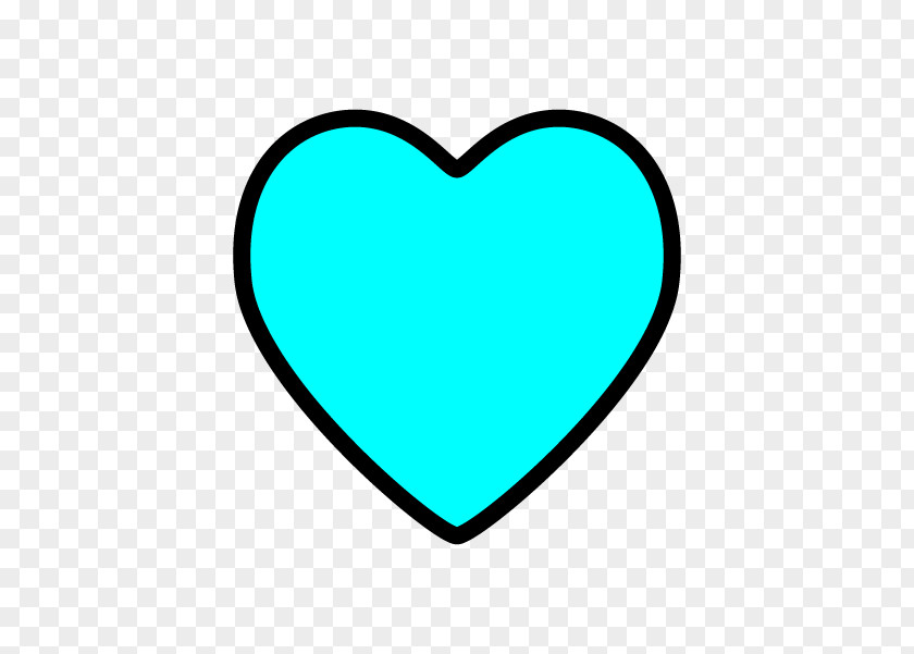 Heart Green Aqua Color Clip Art PNG