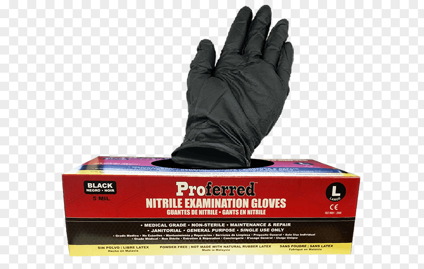 Safety Glove Nitrile Rubber Pacific Components H&M Yellow PNG