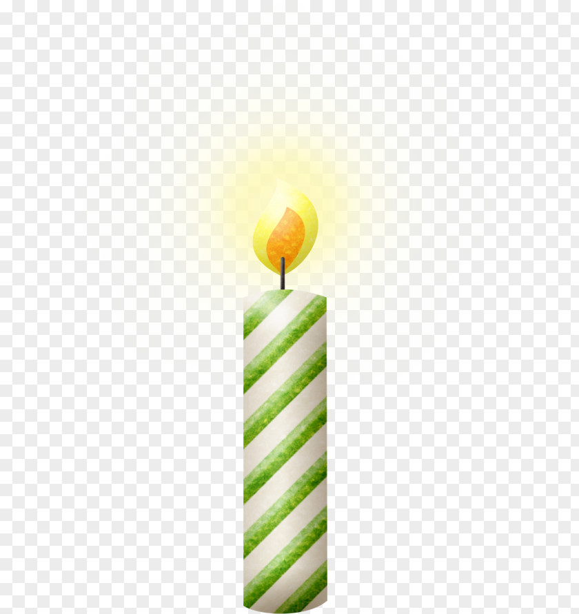 Green Candle Picture Birthday Cake Clip Art PNG