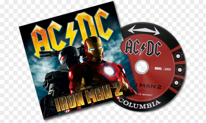 Iron Man 2 AC/DC DVD Compact Disc PNG