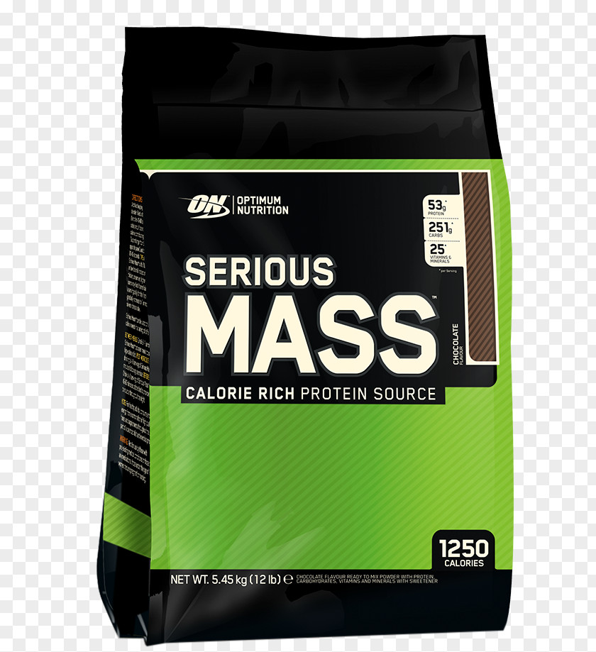 Nutrition Fact Optimum Serious Mass 5.45kg Chocolate Dietary Supplement Gainer Shaker PNG