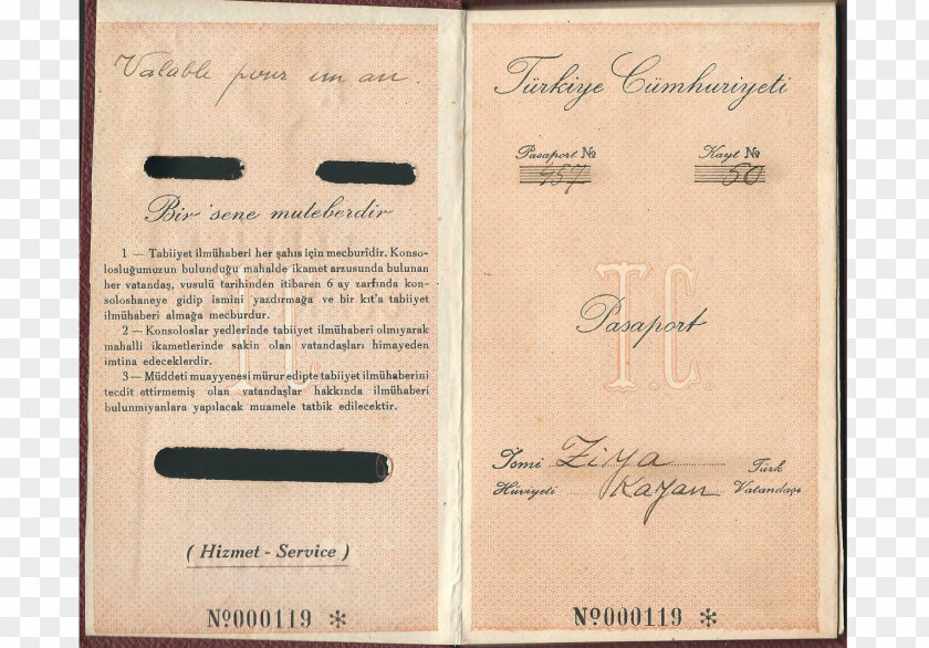 Passport Paper Brand Font PNG