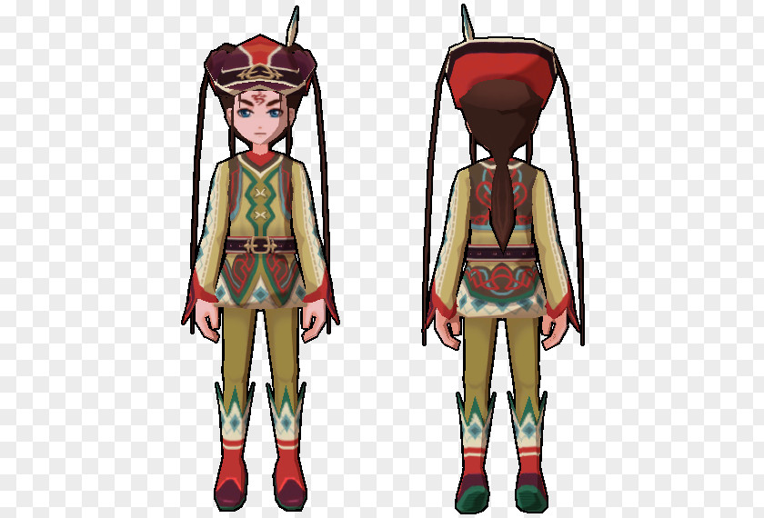 Traditional Lotus Costume Design Cartoon Character PNG